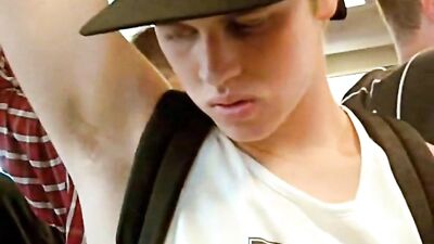 Hairy armpits #1 blond: Cute fetish boy