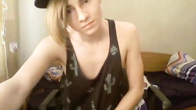 Blonde Effeminate Ernest Hot Cutie on Cam: Handjobs and Cum Shots!