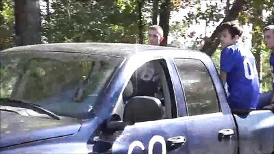 Gay Porn Orgy - Joey Mills Bareback Threesome!