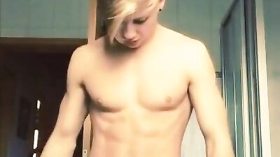 Web-Cam Abs Show - Fun Solo Men Porn