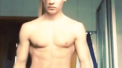 Web-Cam Abs Show - Fun Solo Men Porn