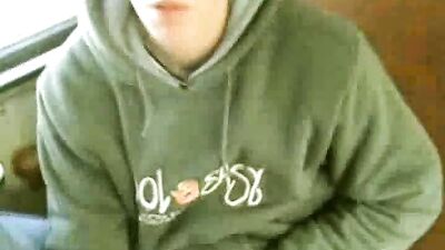 Blond Boys Public Exposure in the Snow and Train!