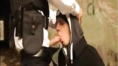 Caught by Police Cop in Gay Porn Action Adventure!