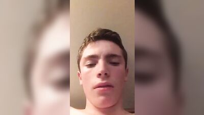 Young Boy Licks His Way to Pleasure