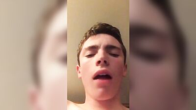 Young Boy Licks His Way to Pleasure