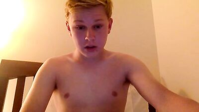 Blond Ear Buds Boy Porn in Bed Thick Cock Cum - The Ultimate Gay Experience!