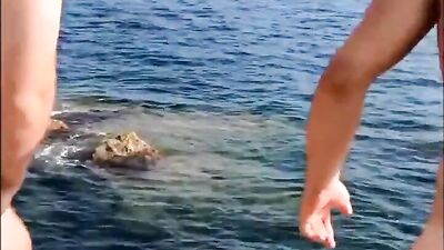 Gay Courage Divers - Public Nude Straight Boys!