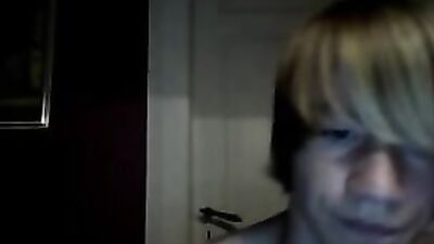 Blond Shows Cock and Ass