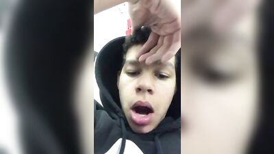 Boy Tongue Licking: Twink Boy Solo Adventure