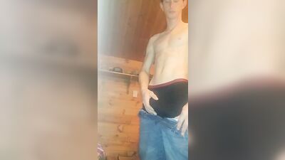 Teen Boys Quick Solo Jerk-Off Before School