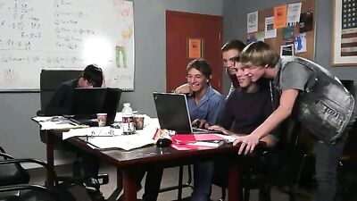 Break Bareback Action Cum Shots: School Edition!