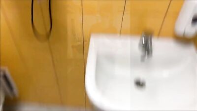 Cum in the Gym Restroom: Boys Secret Cam Sessions