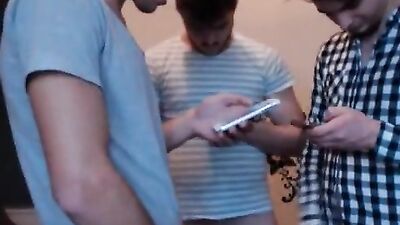 Romanian Neighbours Reunite for Hot Gay Threesome - Three Horny Romanian Neighbours