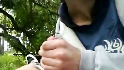 Hungry After Jogging - Action Cum Shots Handjob