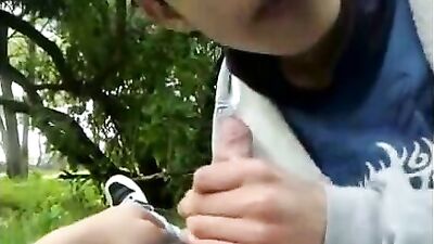 Hungry After Jogging - Action Cum Shots Handjob