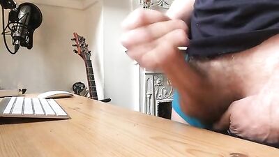 Gay British Stallion Cums Hard for Horny Straight Ladies!