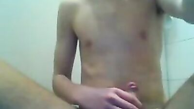 Strip in Bathroom - Gay Porn Video - Exclusive Mens Room Action!