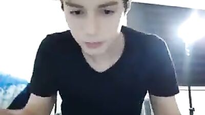 Hot Cute Boy Very Smooth Wank On Cam Returns With More Action And Ass Play!
