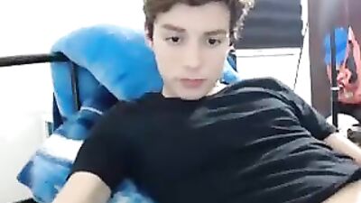 Hot Cute Boy Very Smooth Wank On Cam Returns With More Action And Ass Play!