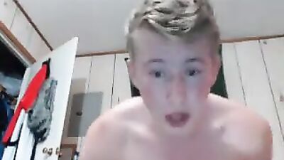 Smooth German Boys Powerful Cam Show: Part 2 - Cum Shots and Handjobs with a Sexy Teen Blond!