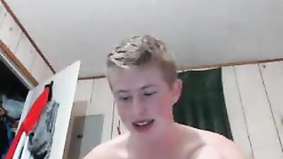 Smooth German Boys Powerful Cam Show: Part 2 - Cum Shots and Handjobs with a Sexy Teen Blond!