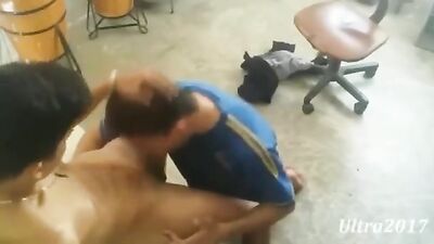 Suck the Big Cocks in School - A Gay Porn Oral Experience