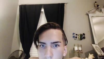 Lean Smooth Hung Twink Shoots Again: Cum In My Mouth And Face!