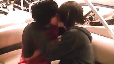 Two Young Boys Emo Kiss Langoure: Public Outside Web-Cam Fun!