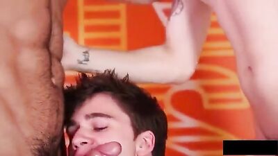 Threesome Party: Very Attractive Jockeys Get Down and Dirty!