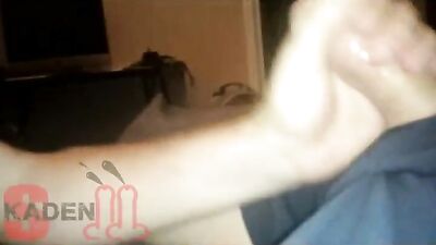 Old Cam 7308 - Amature Cum Shots Handjob! A Gay Porn Video with a Twist!