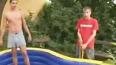 Blow Up Pool Party: Action Ass Play Oral Madness