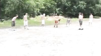 Gay Porn Twink Training Camp Fetish Fun Public Outside