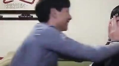 Asian Step Sons Passionate Kiss or Punishment!