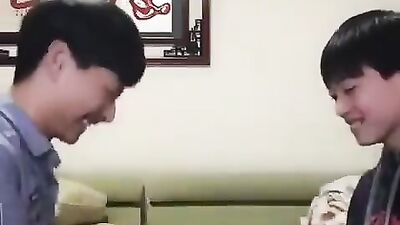 Asian Step Sons Passionate Kiss or Punishment!