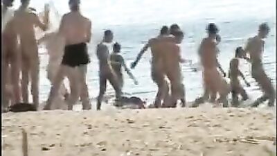 Young Russian Soldiers Take a Voyeuristic Seaside Adventure