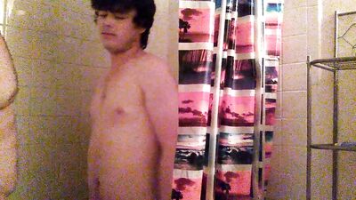Shower Seduction - Amateur Handjob - My Boyfriend in the Shower