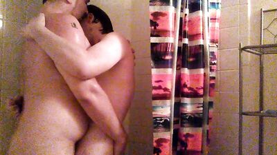 Shower Seduction - Amateur Handjob - My Boyfriend in the Shower