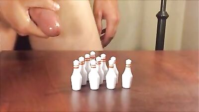 Bowling Buddies Cum Shot Fetish Fun!