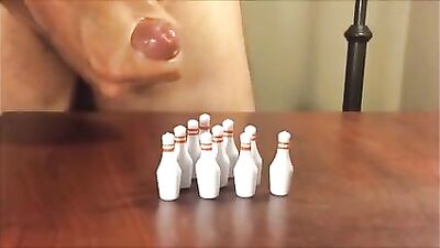 Bowling Buddies Cum Shot Fetish Fun!