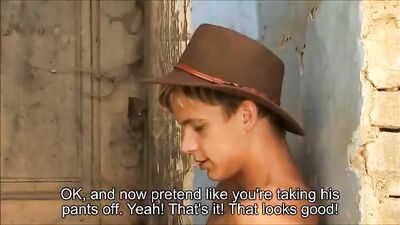 Young stud gets off during the shoot! HD