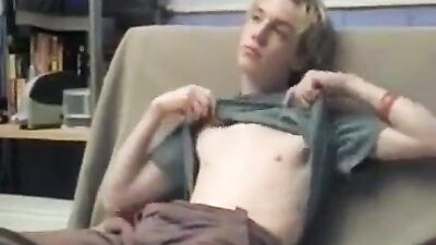 Gay Porn Teen Jerks off Blond Boys Solo