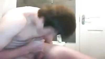 Young Amateur Jakes Off in the Bathroom: A Solo Adventure!