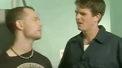 Gay Bathroom Heat! - Oral Pleasure