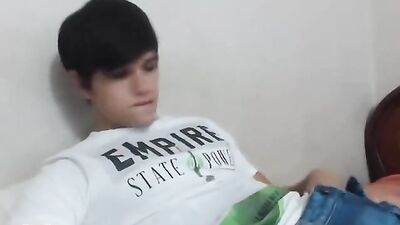 Smooth Boy Cum Fun Sole Masturbation