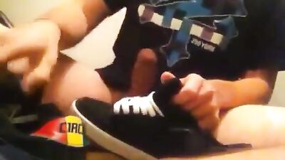 Cumming on my Sneakers: The Ultimate Gay Porn Experience!