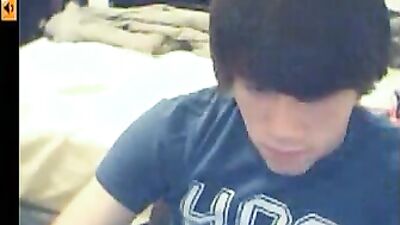 Young stud wanks his big dick and shoots his load!