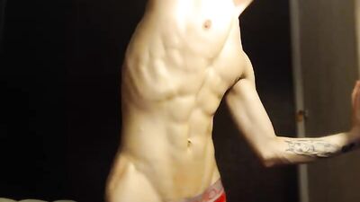 Muscle God Web-Cam: Semen Drenched Shoot with the Hottest Camboy