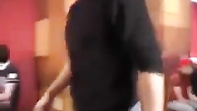 Gang Bang in the Gay Bar! - Action Ass Play Bareback