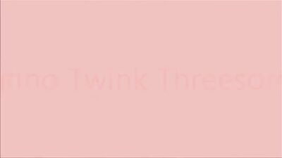 Latino Threesome Cumshots - Steamy Twink Action!