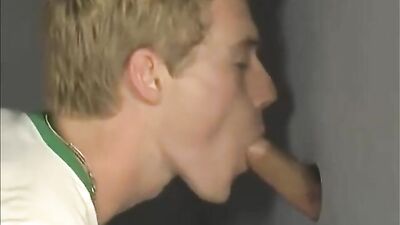 The Frat Pack: Cum Shots and Oral Delights in The Gloryhole Box!